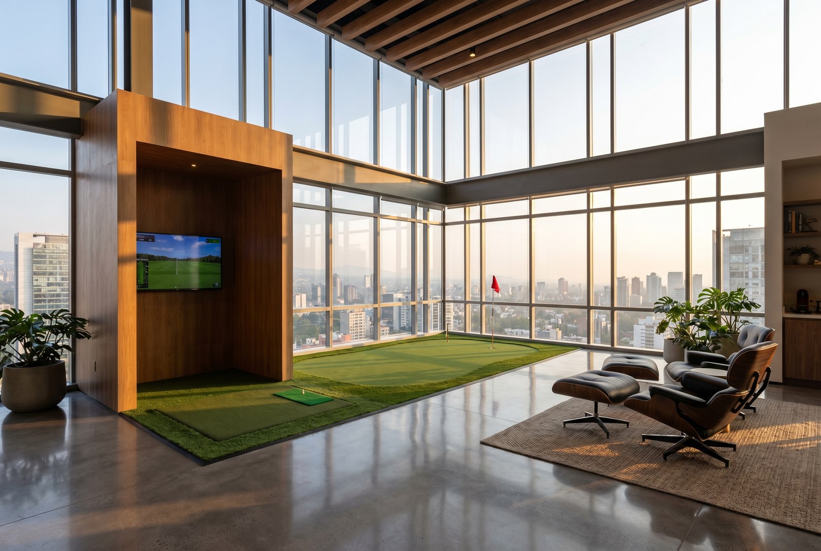 Putting green premium para oficina ejecutiva, fraccionamiento y hotel boutique en Ciudad de México