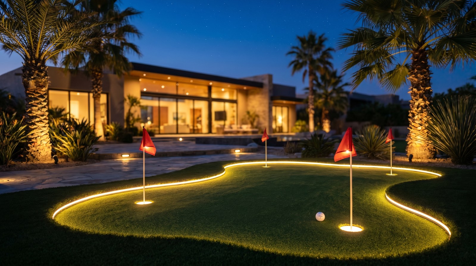 Mini golf vs alberca